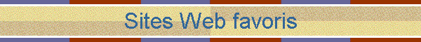 Sites Web favoris